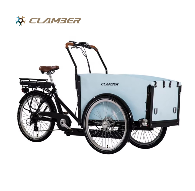 UB9034E-7S Family-Friendly 250W 24 Inch Front Electric Cargo Bike