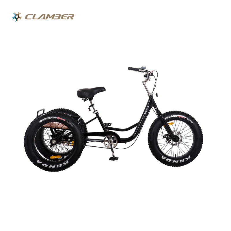GW7022 Wholesale 3 Wheel fat tire tricycle for adults