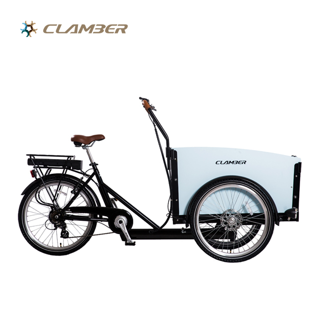 UB9034E-7S Family Dutch Front Loader Safety E Cargo Bike 