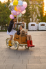 UB9035L Colorful Pedal cargo bike for kids