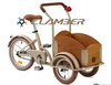 UB9035 Colorful Pedal cargo bike for kids